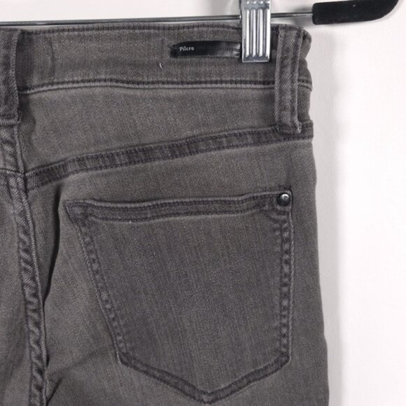 ANTHROPOLOGIE PILCRO Women’s Mid Rise Jeans‎ Black Skinny No Size Tag 27 - Picture 11 of 12